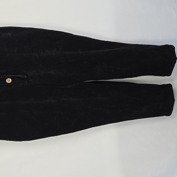 POL Black Corduroy Sleeveless Jumpsuit - Size Large - Picture 3 of 11